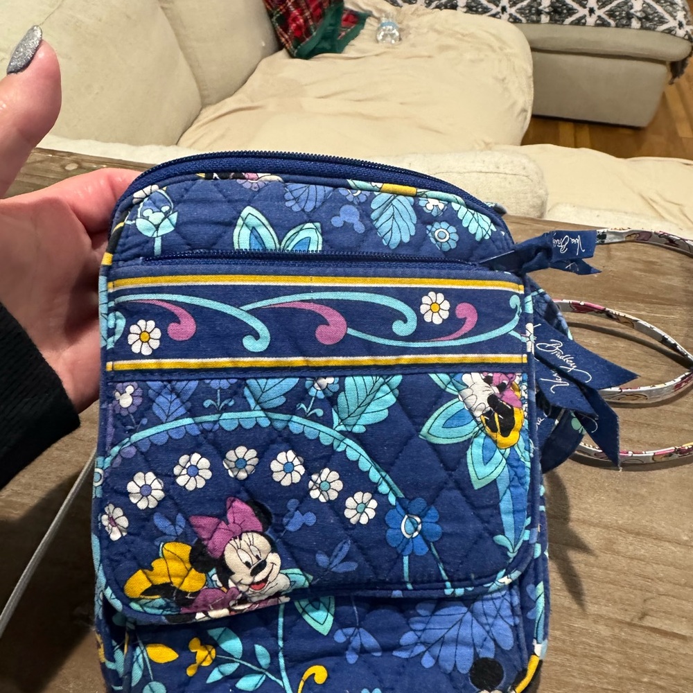 Disney Blue Floral Crossbody Bag